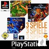 Triplepack: Tarzan, Aladdin, K&ouml;nigreich f&uuml;r ein Lama für PS1